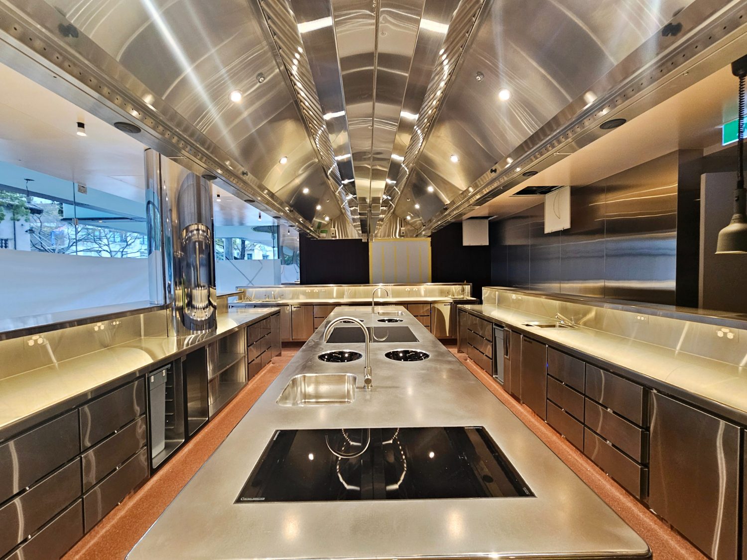 Songbird stainless galley kitchen